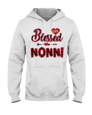 Blessed Nonni - Red Hooded Sweatshirt tile