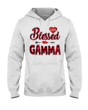 Blessed Gamma - Red Hooded Sweatshirt tile