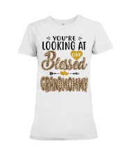 One Blessed Grandmommy - Leo Premium Fit Ladies Tee tile