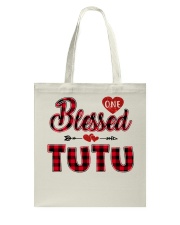 Blessed Tutu - Red Tote Bag tile