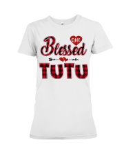 Blessed Tutu - Red Premium Fit Ladies Tee tile