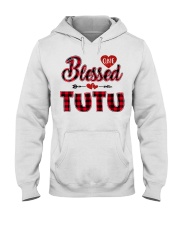 Blessed Tutu - Red Hooded Sweatshirt tile