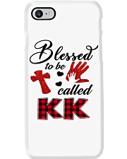 Blessed To Be Called Kk - Red Phone Case tile