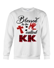 Blessed To Be Called Kk - Red Crewneck Sweatshirt tile
