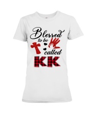 Blessed To Be Called Kk - Red Premium Fit Ladies Tee tile