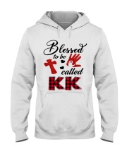 Blessed To Be Called Kk - Red Hooded Sweatshirt tile