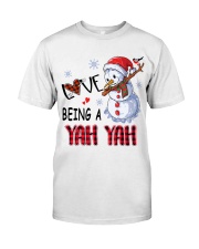 I Love Being A Yah Yah - Xmas Classic T-Shirt front