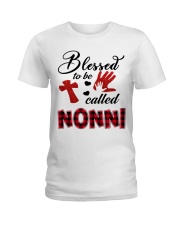 Blessed To Be Called Nonni - Red Ladies T-Shirt tile