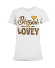 Blessed Lovey - Leo Premium Fit Ladies Tee tile
