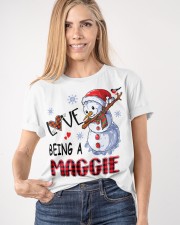 I Love Being A Maggie - Xmas Classic T-Shirt apparel-classic-tshirt-lifestyle-front-100