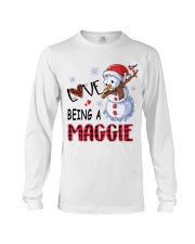 I Love Being A Maggie - Xmas Long Sleeve Tee tile