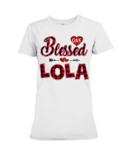 Blessed Lola - Red Premium Fit Ladies Tee tile