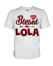 Blessed Lola - Red V-Neck T-Shirt tile