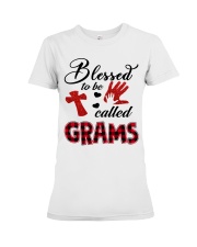 Blessed To Be Called Grams - Red Premium Fit Ladies Tee tile