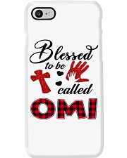 Blessed To Be Called Omi - Red Phone Case tile