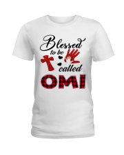 Blessed To Be Called Omi - Red Ladies T-Shirt tile