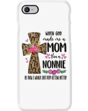 Mom Then A Nonnie - Cross 2 Phone Case tile