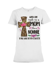 Mom Then A Nonnie - Cross 2 Premium Fit Ladies Tee tile