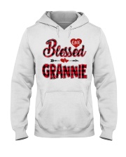 Blessed Grannie - Red Hooded Sweatshirt tile