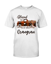Blessed To Be Called Grangran - Autumn Classic T-Shirt front