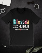 Blessed Gigi Art Font Classic T-Shirt lifestyle-mens-crewneck-front-16