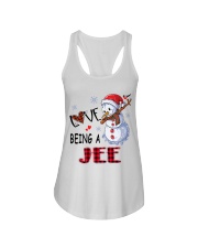 I Love Being A Jee - Xmas Ladies Flowy Tank tile