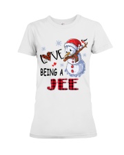 I Love Being A Jee - Xmas Premium Fit Ladies Tee tile