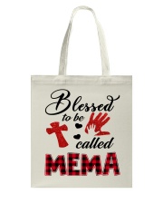 Blessed To Be Called Mema - Red Tote Bag tile