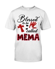 Blessed To Be Called Mema - Red Classic T-Shirt front