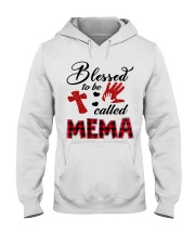 Blessed To Be Called Mema - Red Hooded Sweatshirt tile