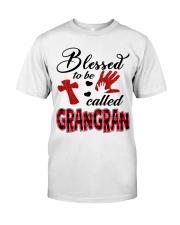 Blessed To Be Called Grangran - Red Classic T-Shirt front