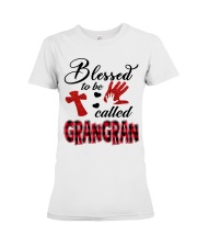Blessed To Be Called Grangran - Red Premium Fit Ladies Tee tile