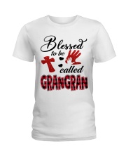 Blessed To Be Called Grangran - Red Ladies T-Shirt tile