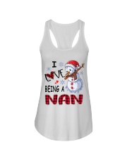 I Love Being A Nan - Xmas Ladies Flowy Tank tile