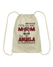 Mom And Abuela - Red 2022 .Png Drawstring Bag tile