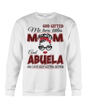 Mom And Abuela - Red 2022 .Png Crewneck Sweatshirt tile