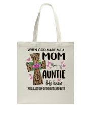 Mom Then An Auntie - Cross Tote Bag tile