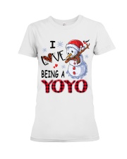 I Love Being A Yoyo - Xmas Premium Fit Ladies Tee tile
