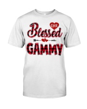 Blessed Gammy - Red Classic T-Shirt front