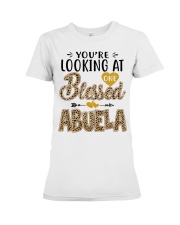 One Blessed Abuela - Leo Premium Fit Ladies Tee tile