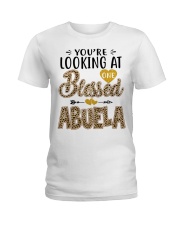 One Blessed Abuela - Leo Ladies T-Shirt tile