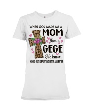 Mom Then A Gege - Cross Premium Fit Ladies Tee tile