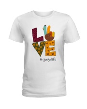 Love Gaga Life - Tur Hand Ladies T-Shirt tile