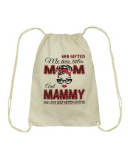 Mom And Mammy - Red 2022 .Png Drawstring Bag tile