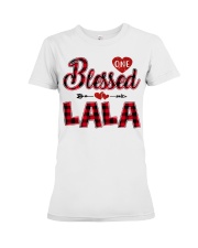 Blessed Lala - Red Premium Fit Ladies Tee tile