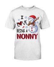 I Love Being A Nonny - Xmas Classic T-Shirt front