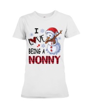 I Love Being A Nonny - Xmas Premium Fit Ladies Tee tile