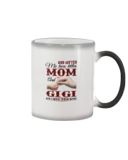 Mom And Gigi - I Rock Them Both Color Changing Mug tile
