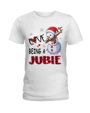 I Love Being A Jubie - Xmas Ladies T-Shirt tile