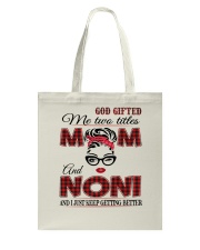 Mom And Noni - Red 2022 .Png Tote Bag tile
